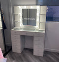 48in vanity with small shelves