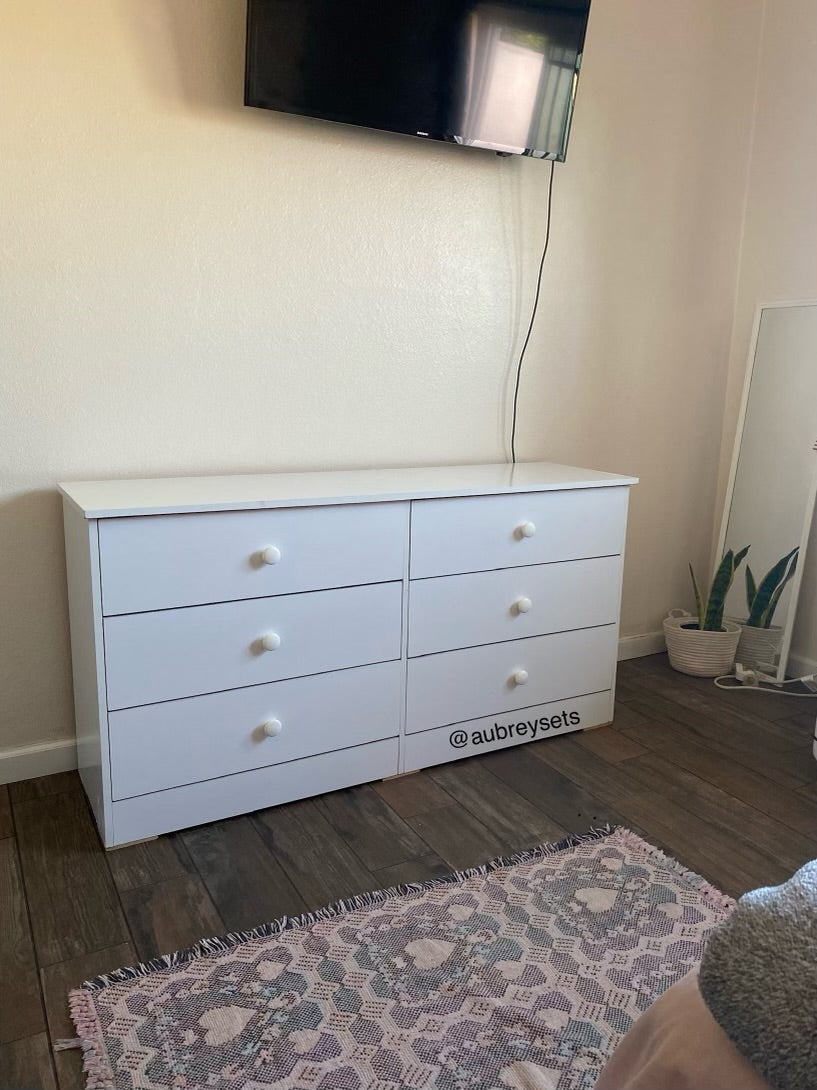 6 drawer dresser 55w