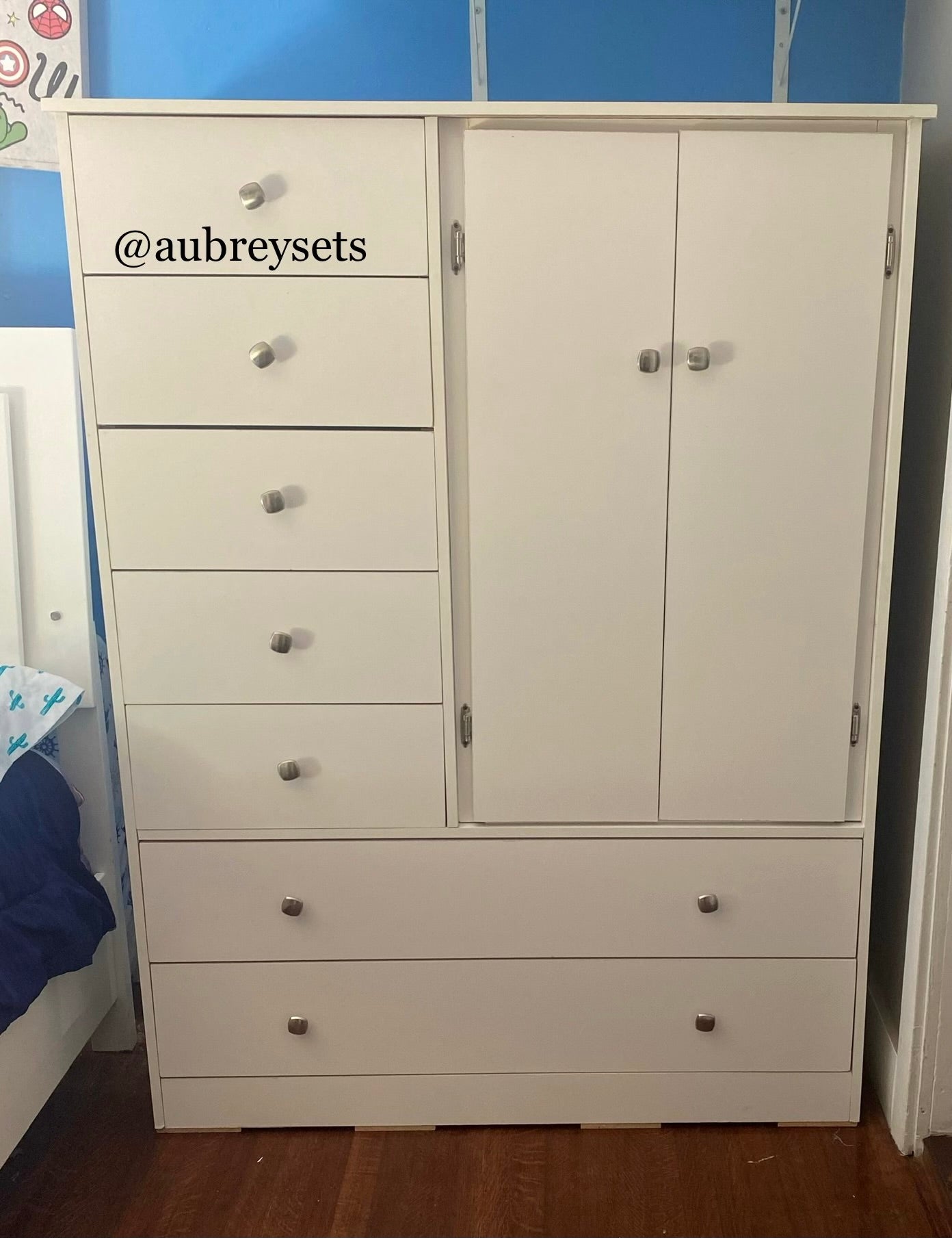 7 drawer closet