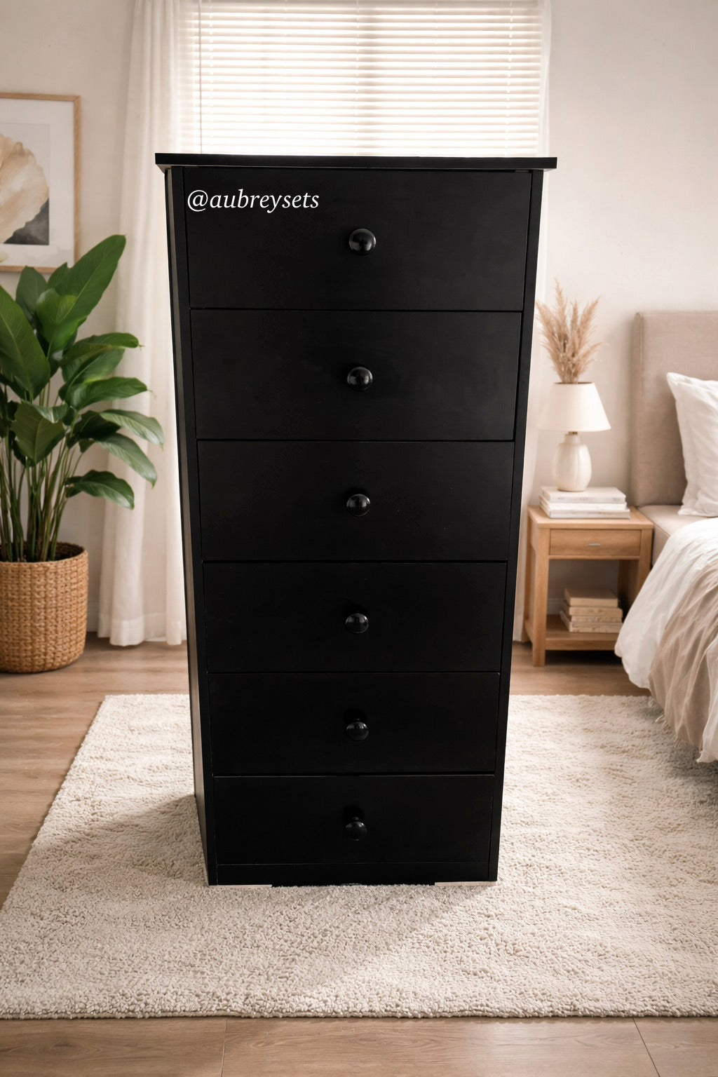 6 drawer slim chest