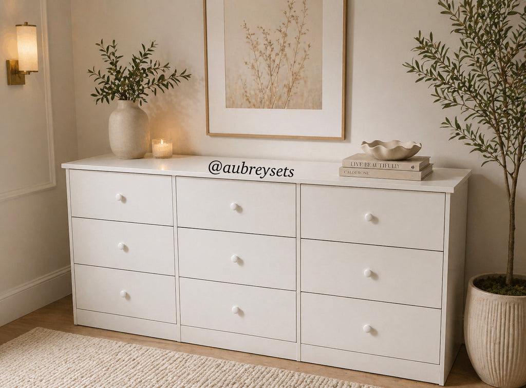 9 drawer jumbo with knobs