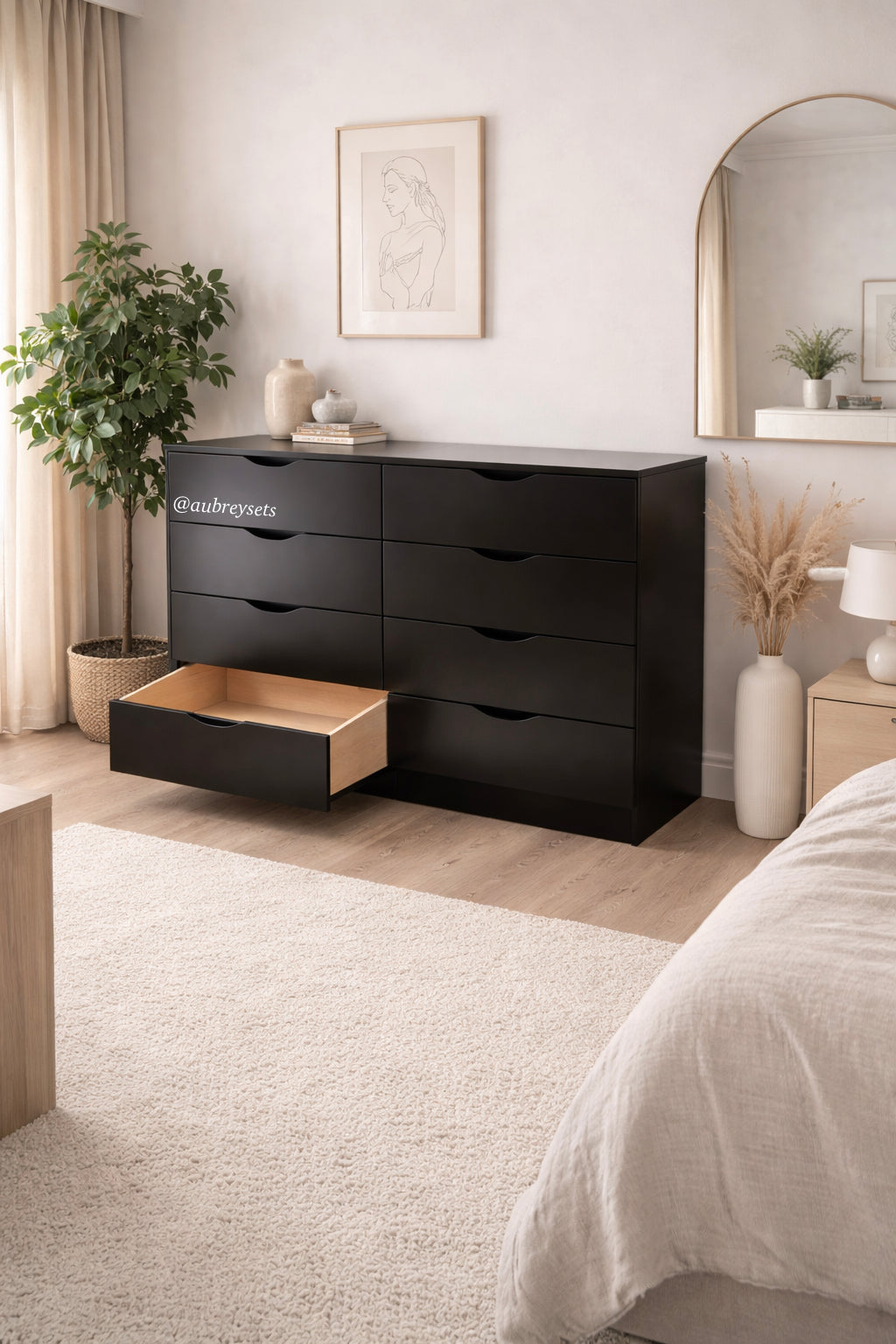 8 drawer dresser cc “55w”