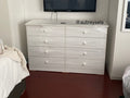 8 drawer dresser “55w”
