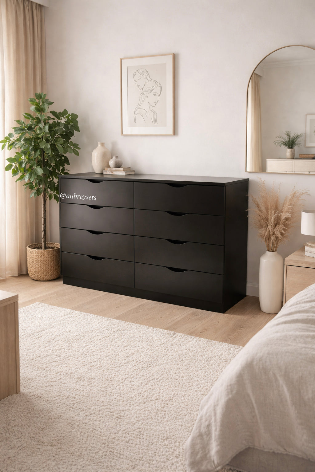 8 drawer dresser cc “55w”