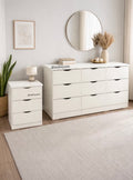 9 drawer jumbo dresser with matching nightstand